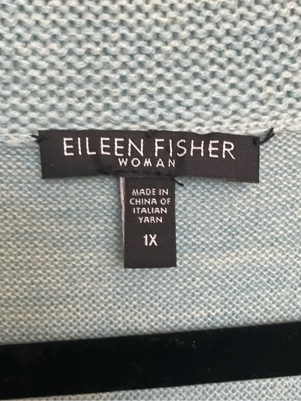 Eileen Fisher 100% Merino Wool Cardigan Tank Twin Set Blue Women 1X Capsule READ